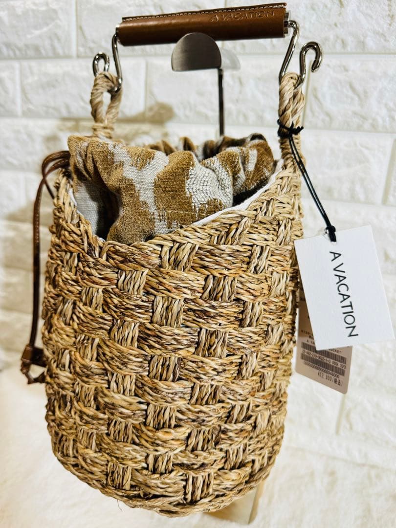 【タグ付き未使用品】A VACATION かごバッグ
