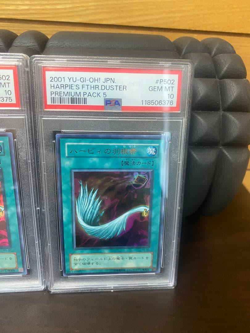 3連番 psa10ハーピィの羽根箒　p5-02