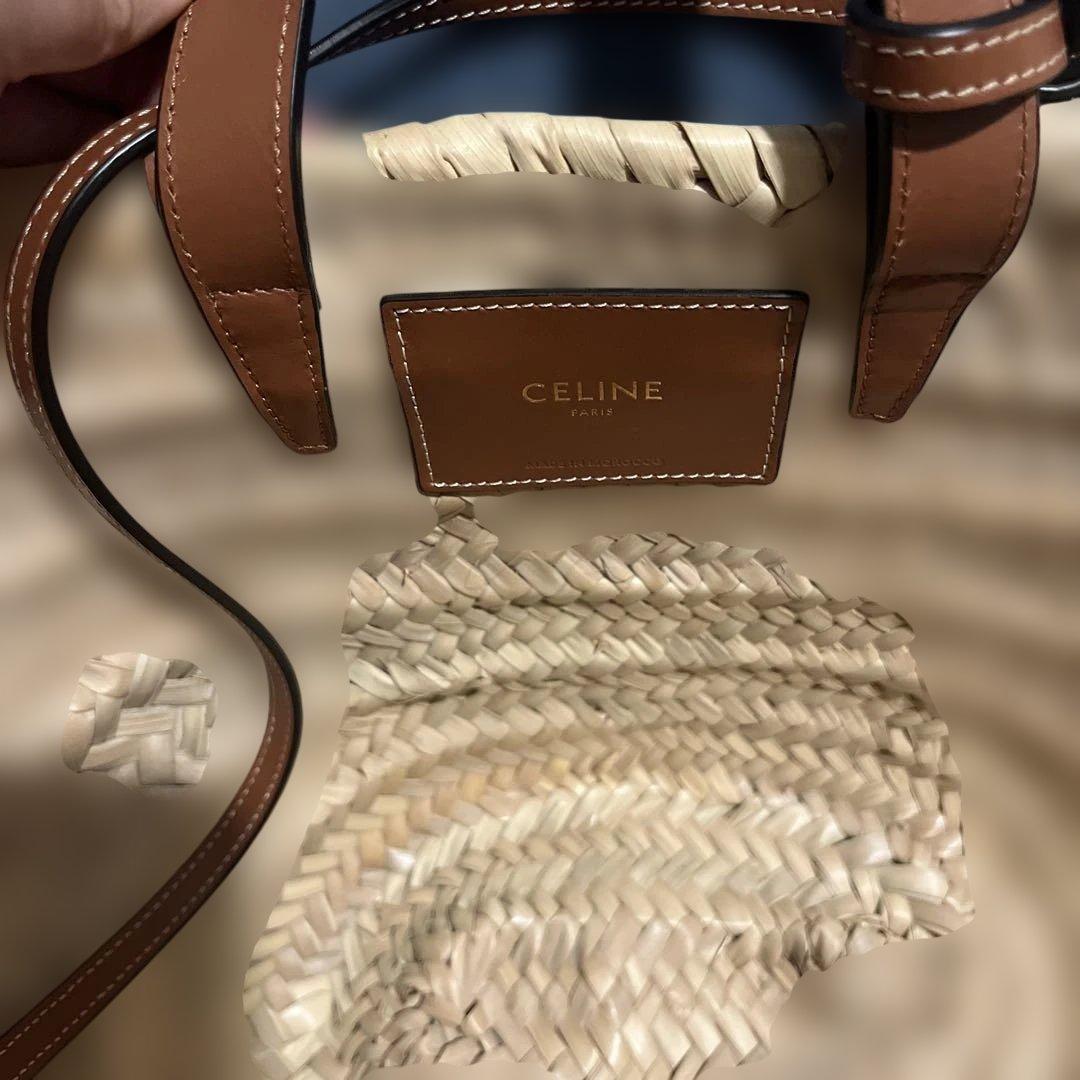 セリーヌトリオンフ　かごバッグ