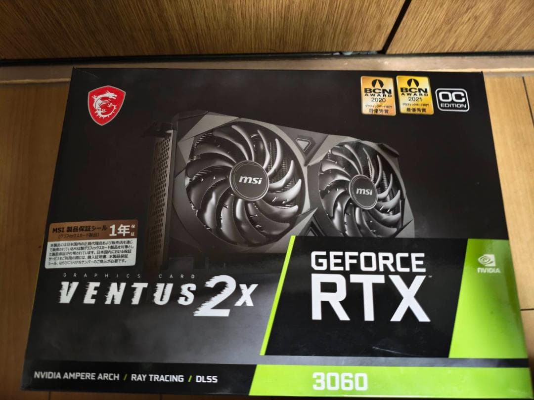 グラフィックボード・グラボ・ビデオカード MSI GeForce RTX 3060 VENTUS 2X 12G