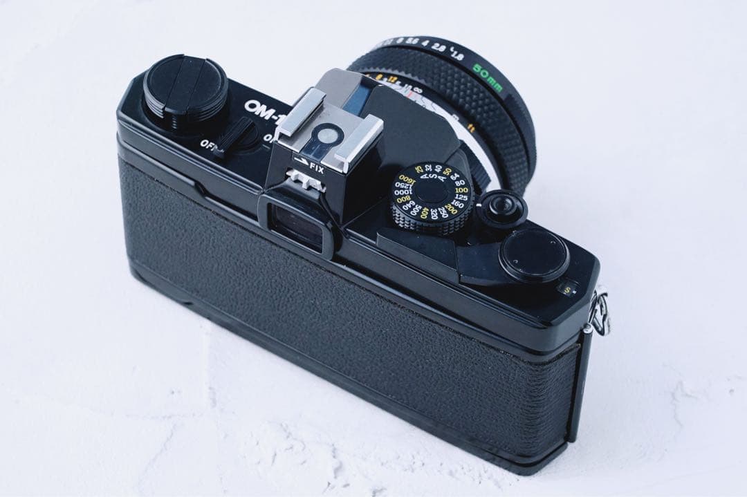 完動品、整備済◉Olympus OM-1 単焦点レンズ付き フィルムカメラ