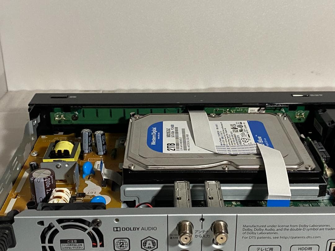 ■HDD:1TB➡HDD:2TB容量アップ　FBR-HW1000 　■