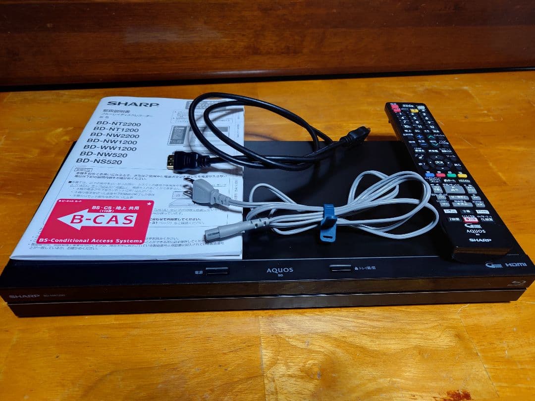 SHARP AQUOS BD-NW1200 ブルーレイレコーダ HDD1TB
