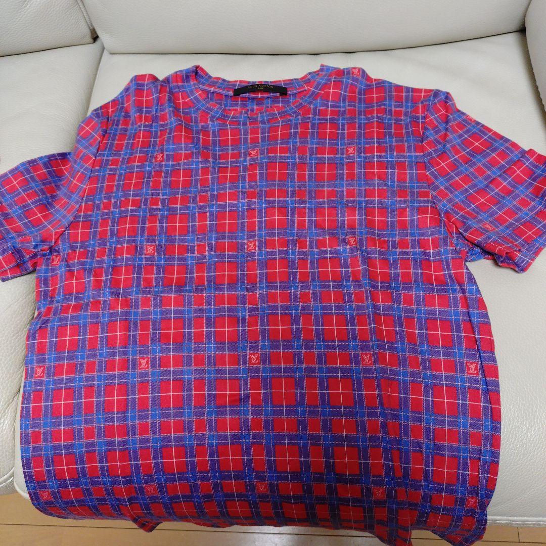 Louis Vuitton チェック柄 半袖Tシャツ XS