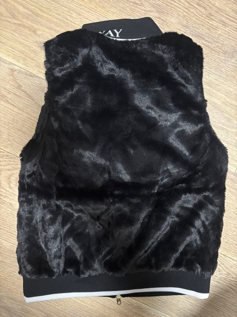 Callaway レディースファーベスト 黒