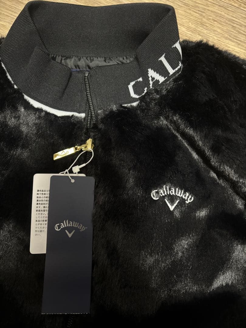 Callaway レディースファーベスト 黒