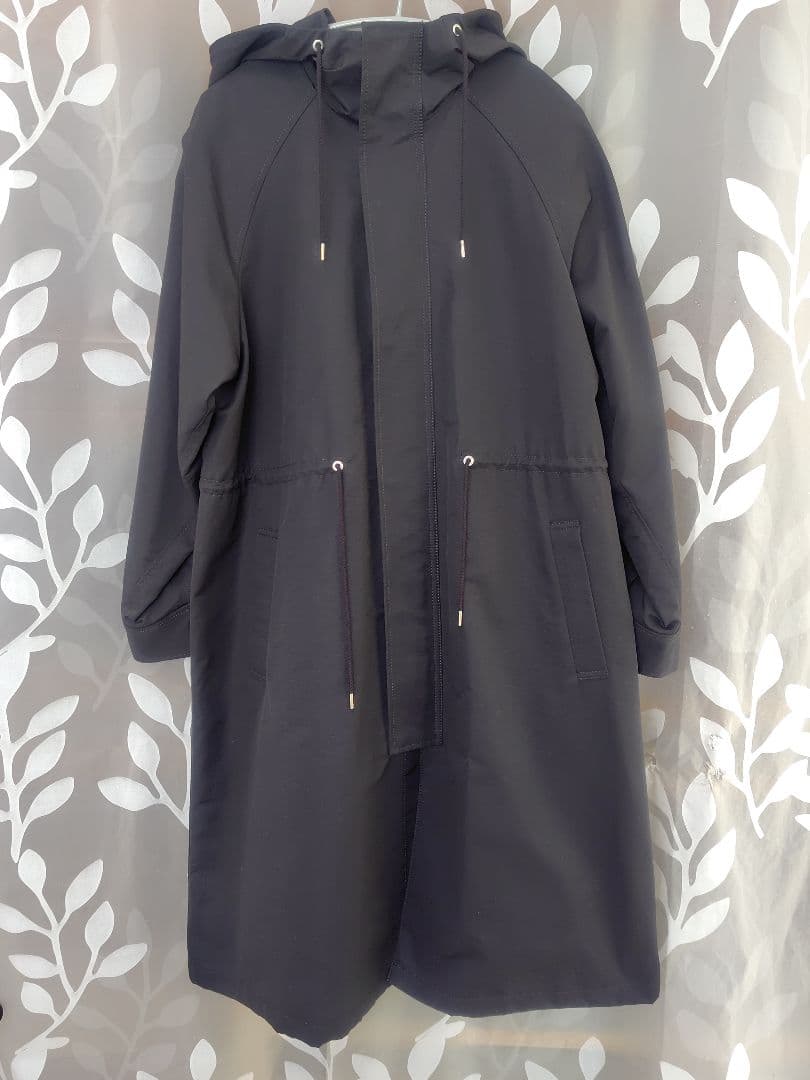 未使用品★ジャーナルスタンダード★グログランフードコート★黒★S