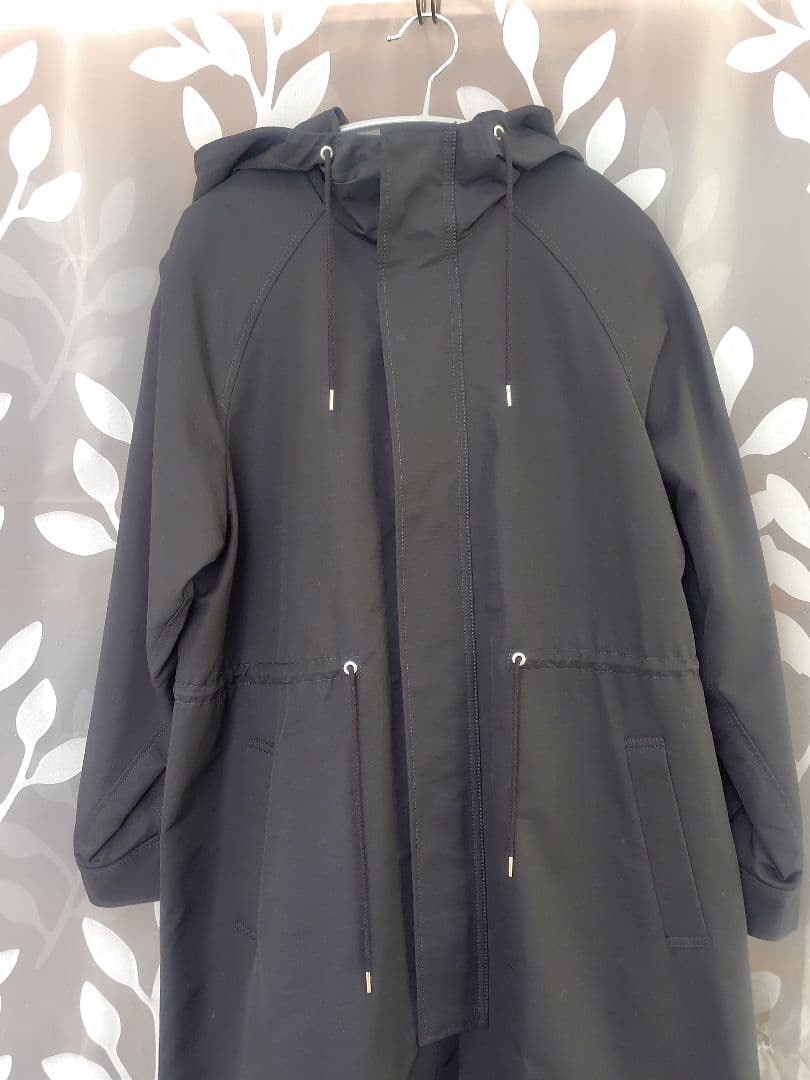 未使用品★ジャーナルスタンダード★グログランフードコート★黒★S