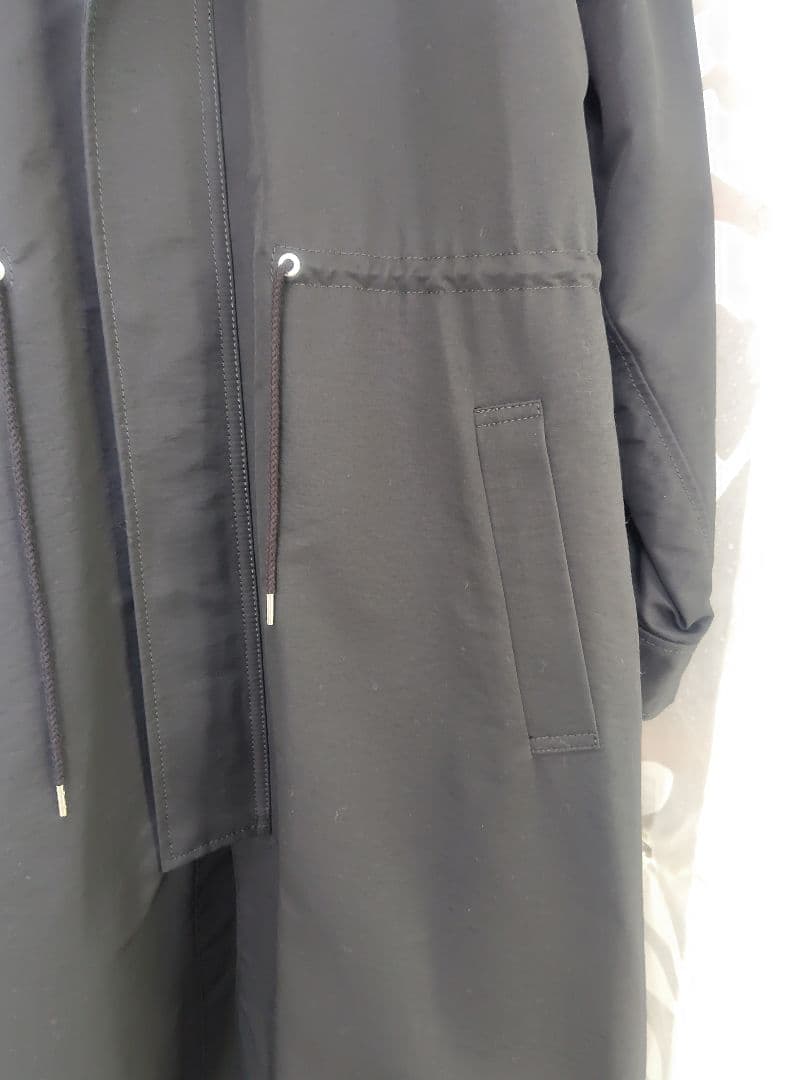 未使用品★ジャーナルスタンダード★グログランフードコート★黒★S