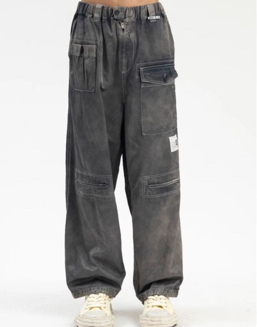 【Maison MIHARA YASUHIRO】サテンカーゴパンツ 46