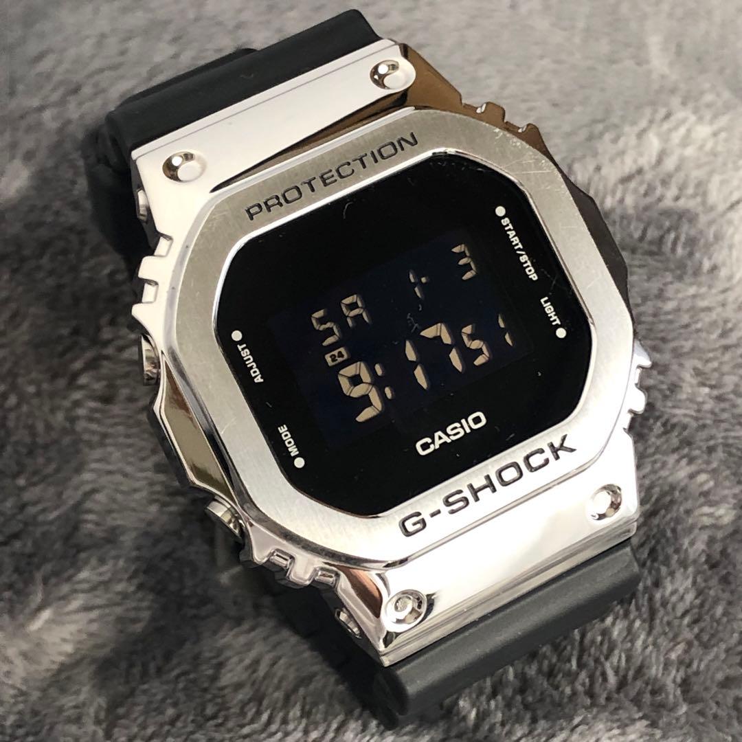 メタルベゼル［目立つキズなし］GM-5600 CASIO G-SHOCK