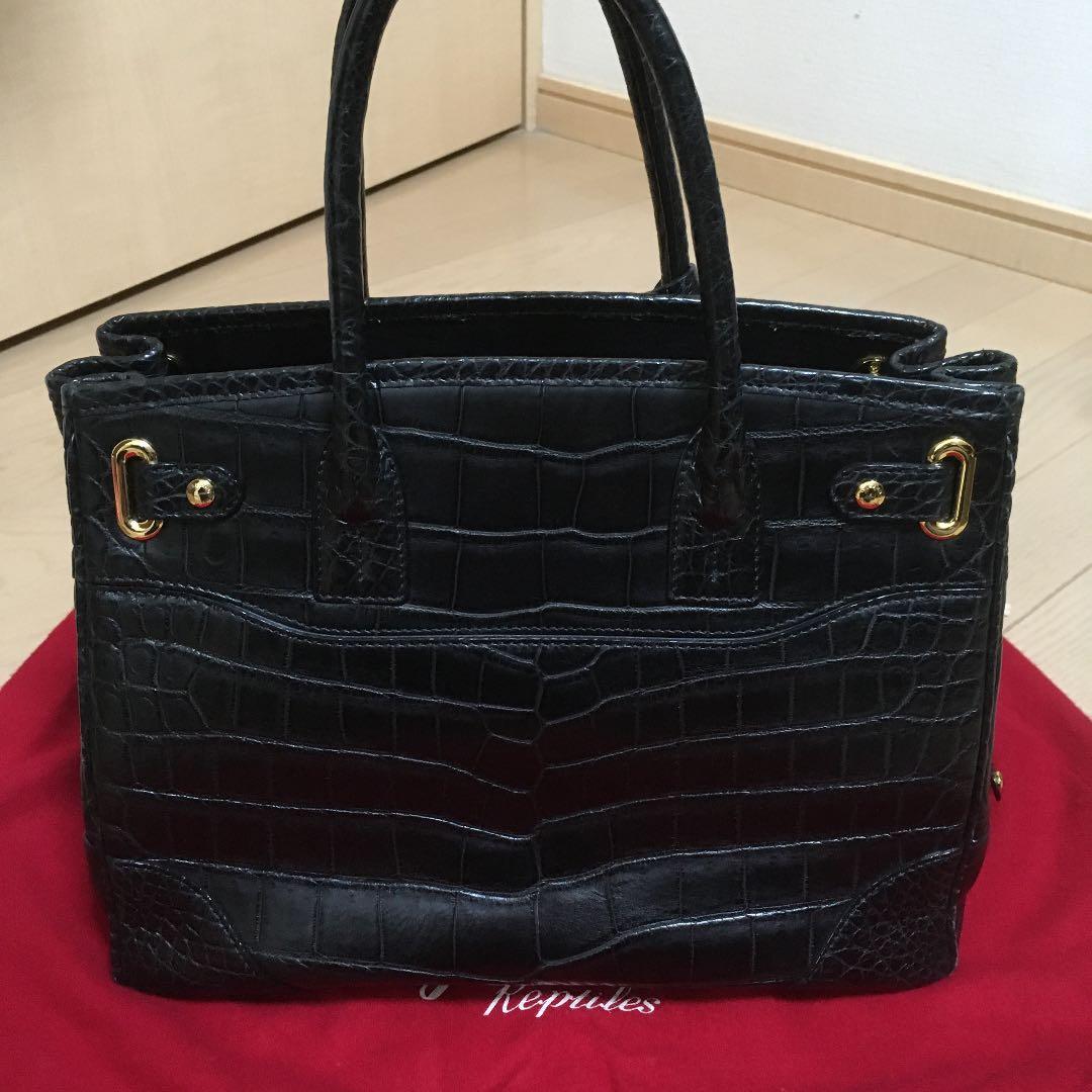 ゲンママ　ハンドバック　マットクロコダイル　ショップチャンネルqvc