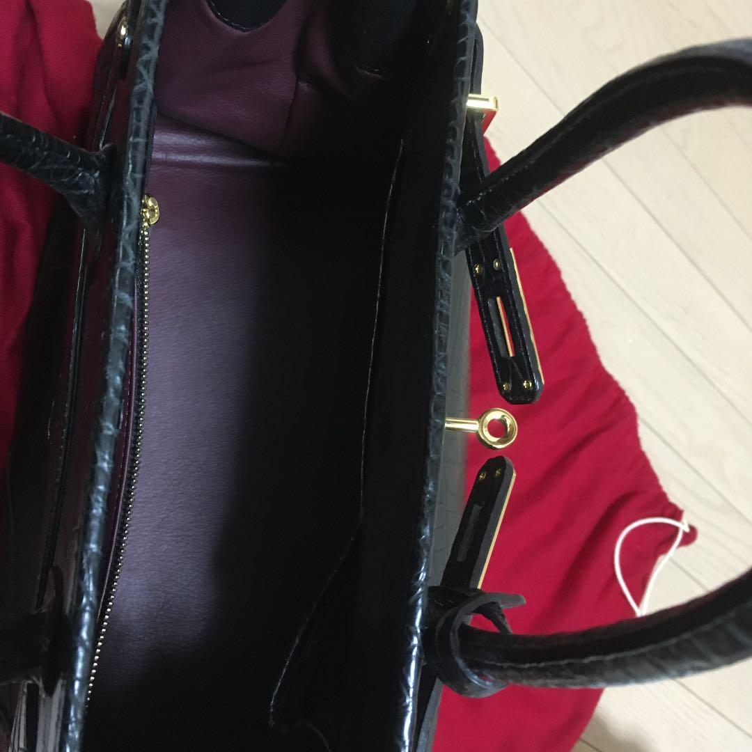 ゲンママ　ハンドバック　マットクロコダイル　ショップチャンネルqvc