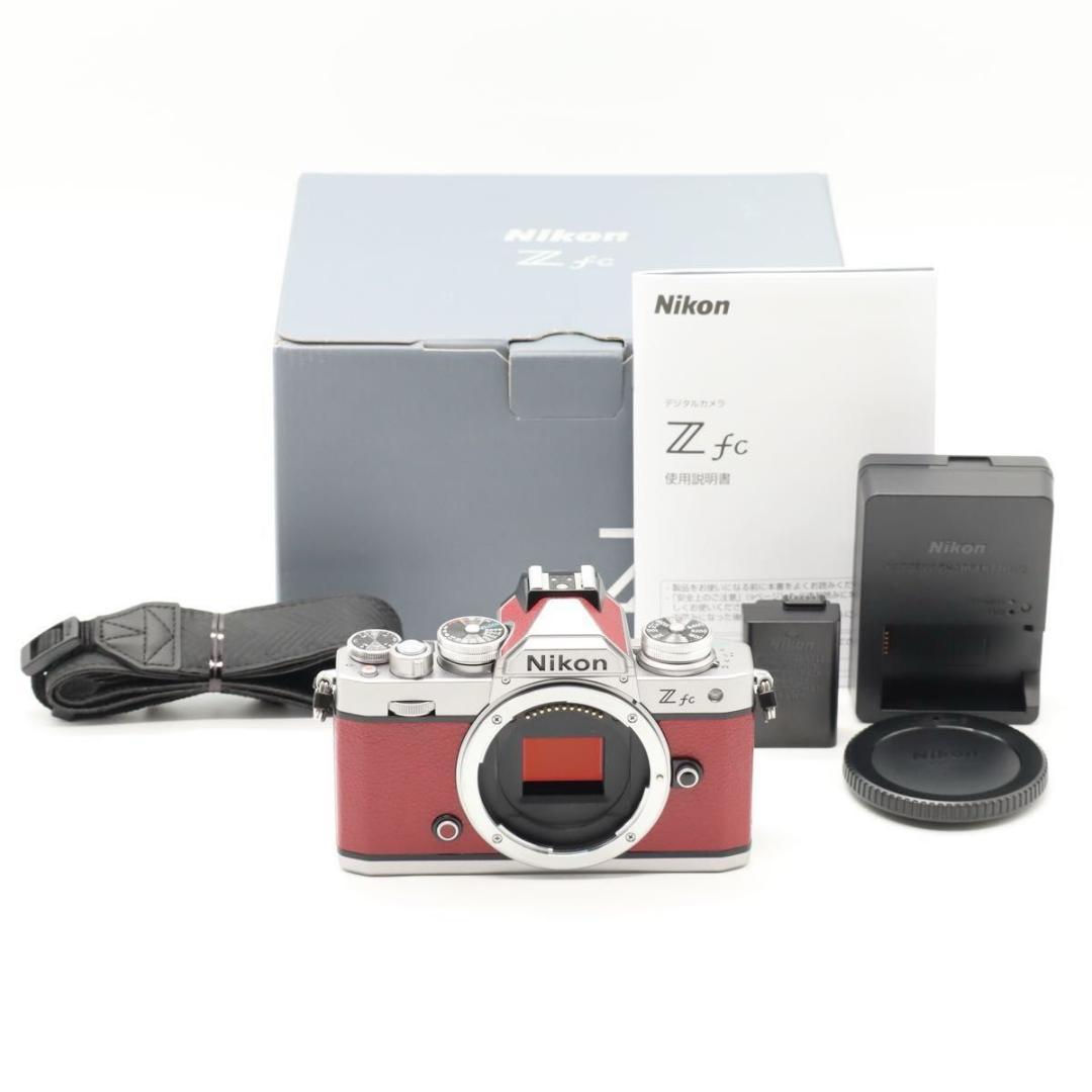 【ショット数35回】Nikon Z fc ボディ クリムゾンレッド