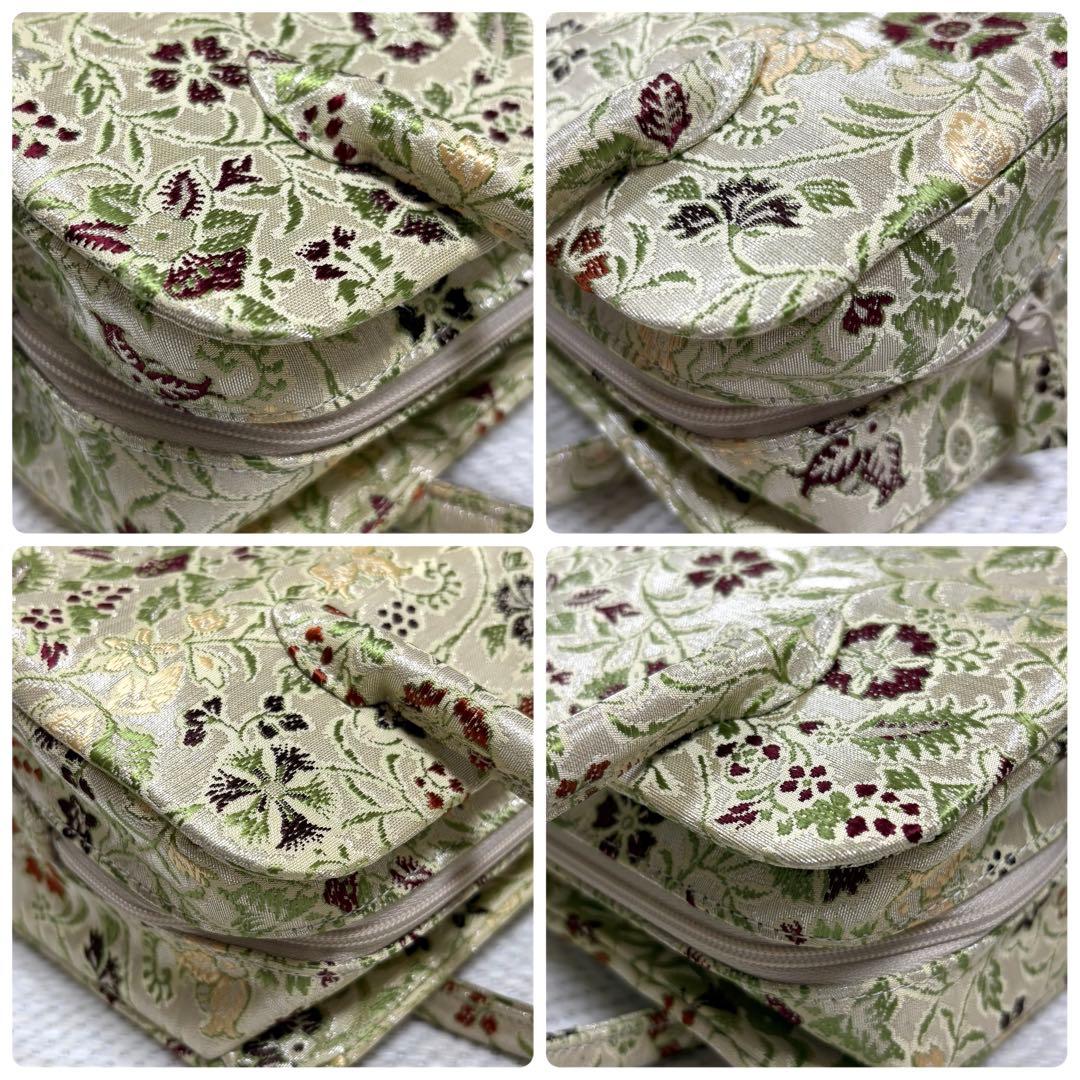 極美品 龍村織物 正絹 早雲寺文台裂 最高級 利休バッグ