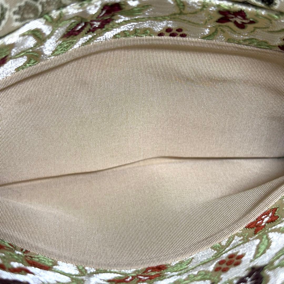 極美品 龍村織物 正絹 早雲寺文台裂 最高級 利休バッグ