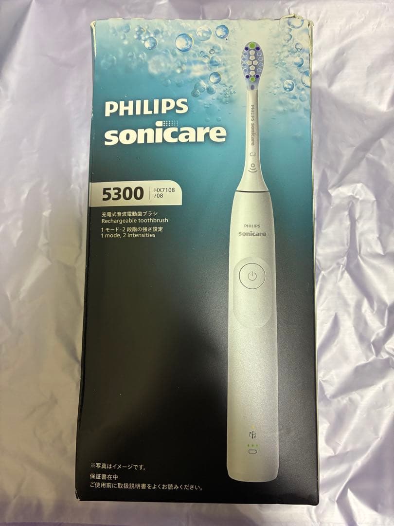 電動歯ブラシ PHILIPS sonicare 5300 HX7108/08