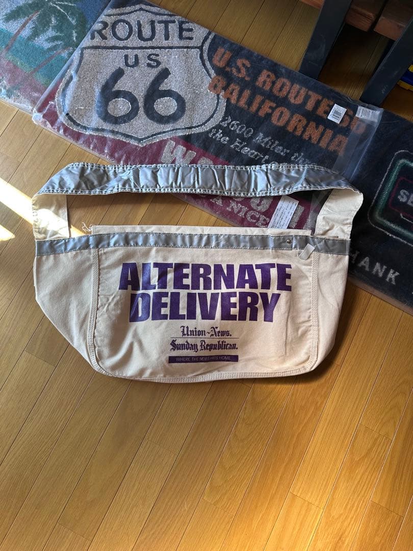 ニュースペーパーバッグ 未使用品 デッドストック Newspaper Bag