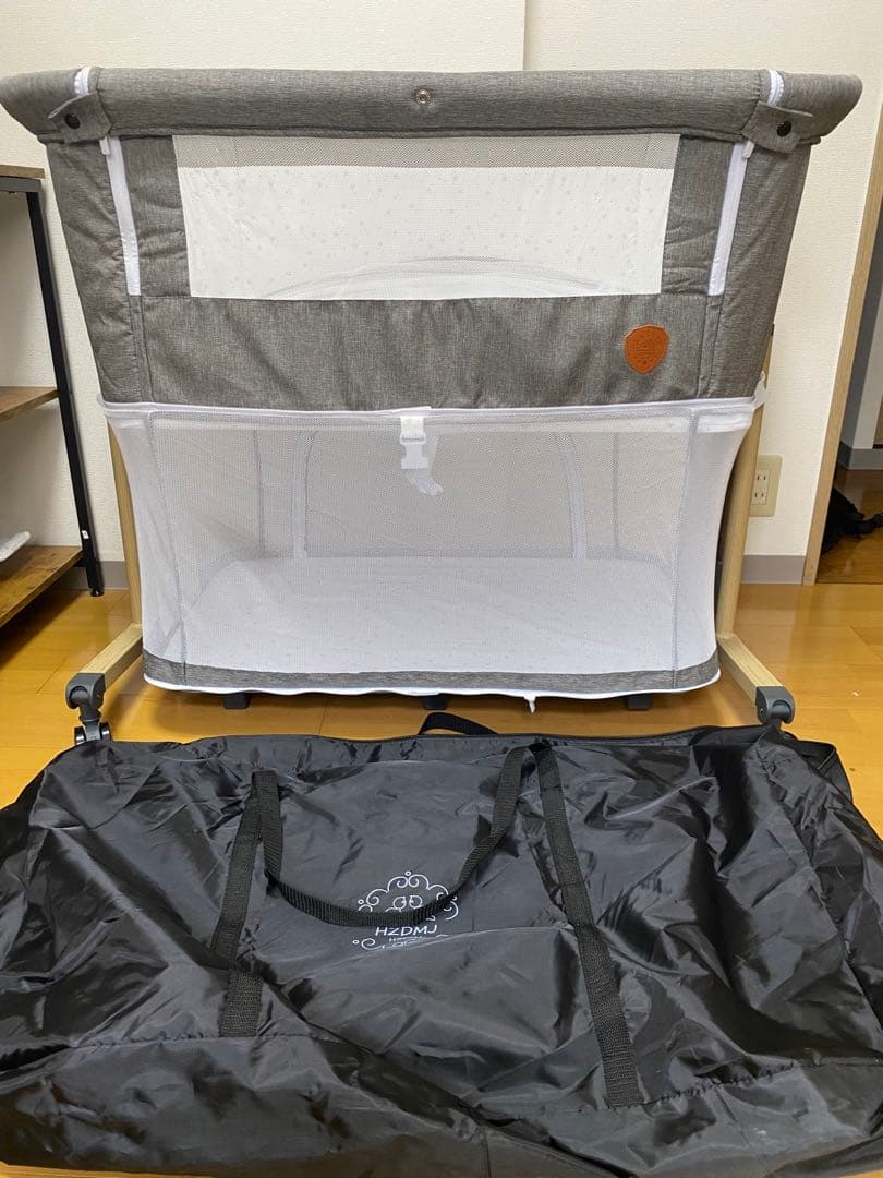【puuuuqabc】ベビーベッド　プレイヤード　AORTD HZDMJ