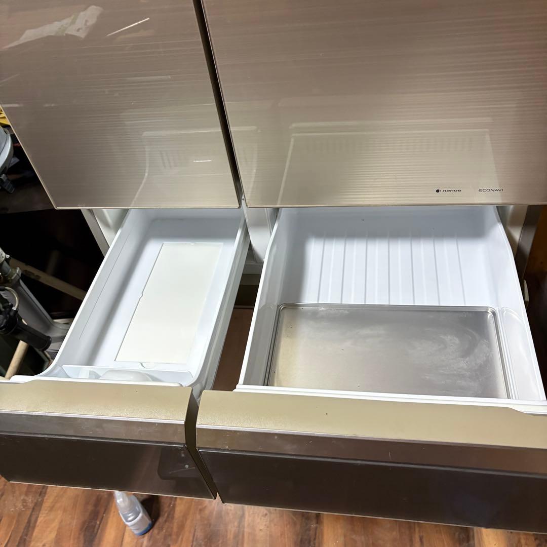 △パナソニック 冷凍冷蔵庫 NR-F611XPV-N フレンチドア(観音開き)