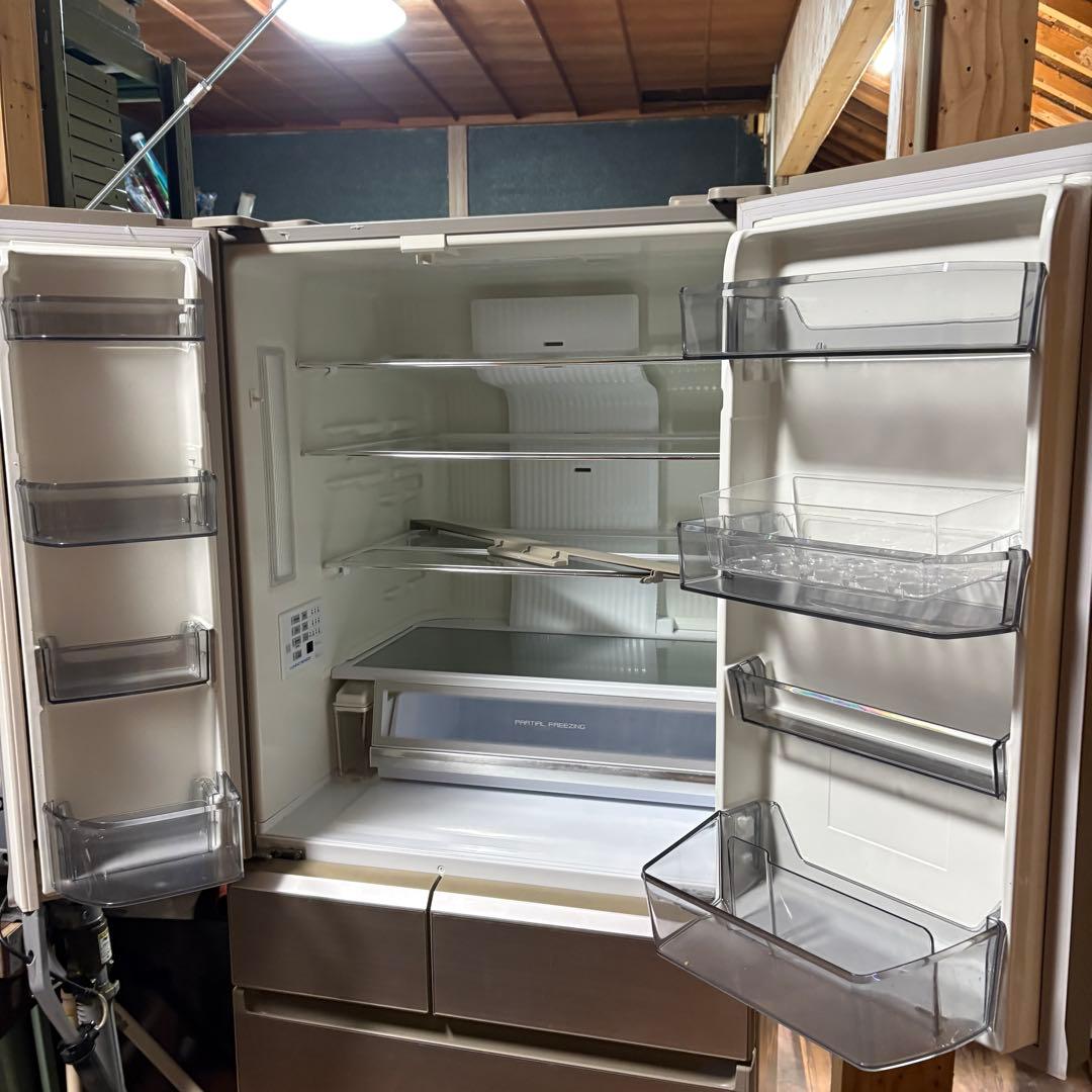 △パナソニック 冷凍冷蔵庫 NR-F611XPV-N フレンチドア(観音開き)