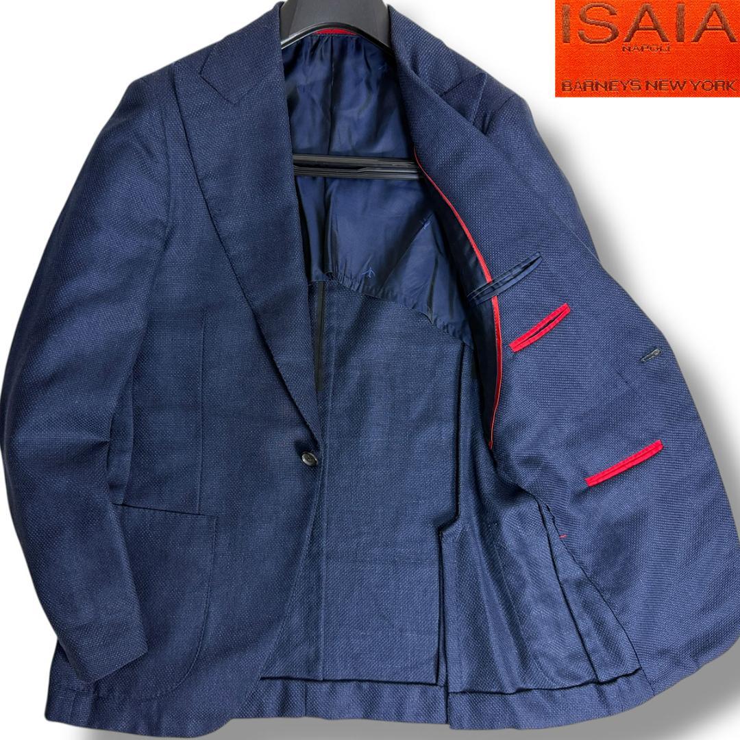 J6472美品 イザイア バーニーズニューヨーク別注ホップサックジャケット 44