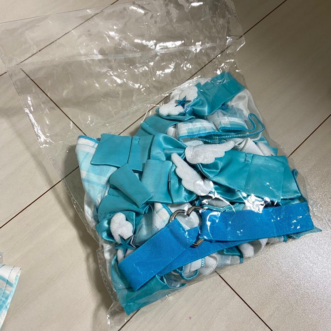 マリームーン　魔法少女　コスプレ　ファンシーチェックセーラー　ブルー　水色