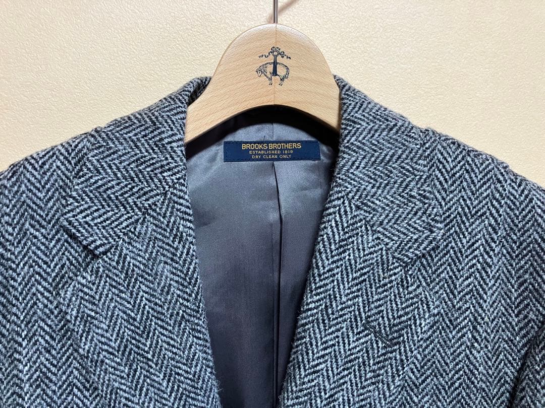 Brooks Brothers ハリスツイード　ノーフォークジャケット　グレー系