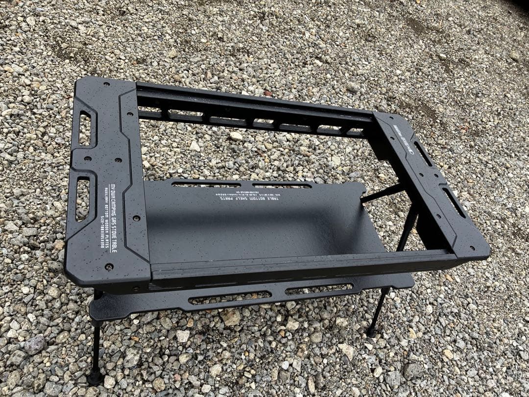 値下げ中！　on u life テーブル 黒 収納ケース付き