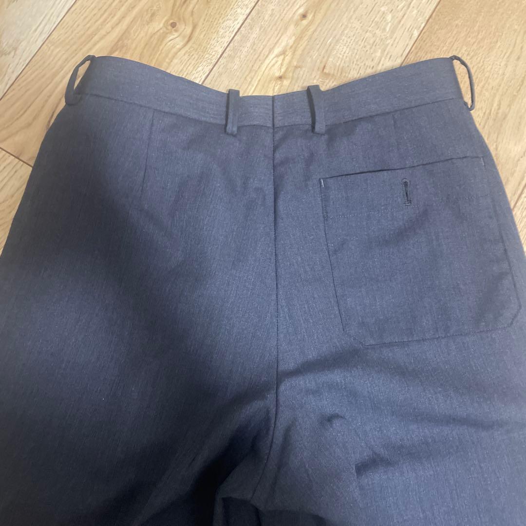 オーラリー　ウールシルクトロピカルスリットスラックス