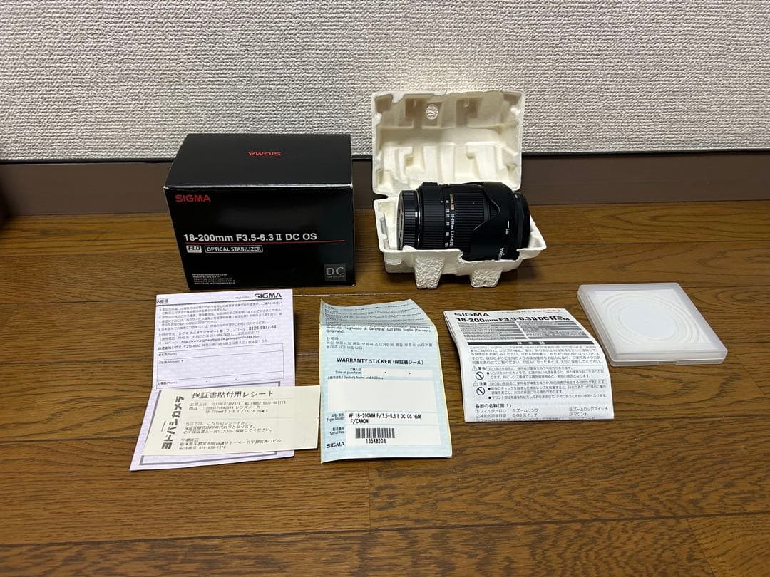 ☆ SIGMA 18-200mm F3.5-6.3 Ⅱ DC OS キャノン用