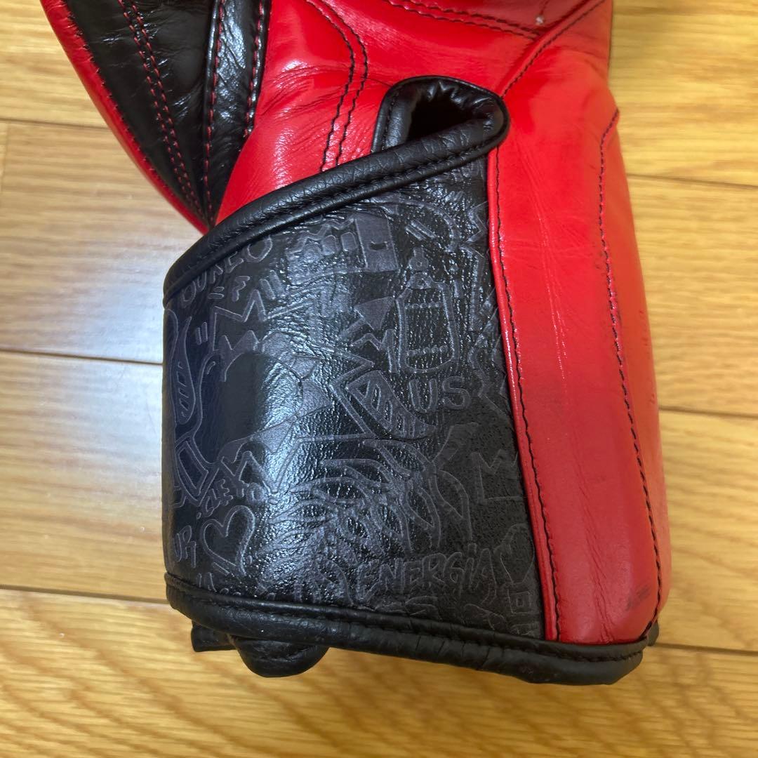 CLETO REYES ボクシンググローブ 黒/赤　10オンス