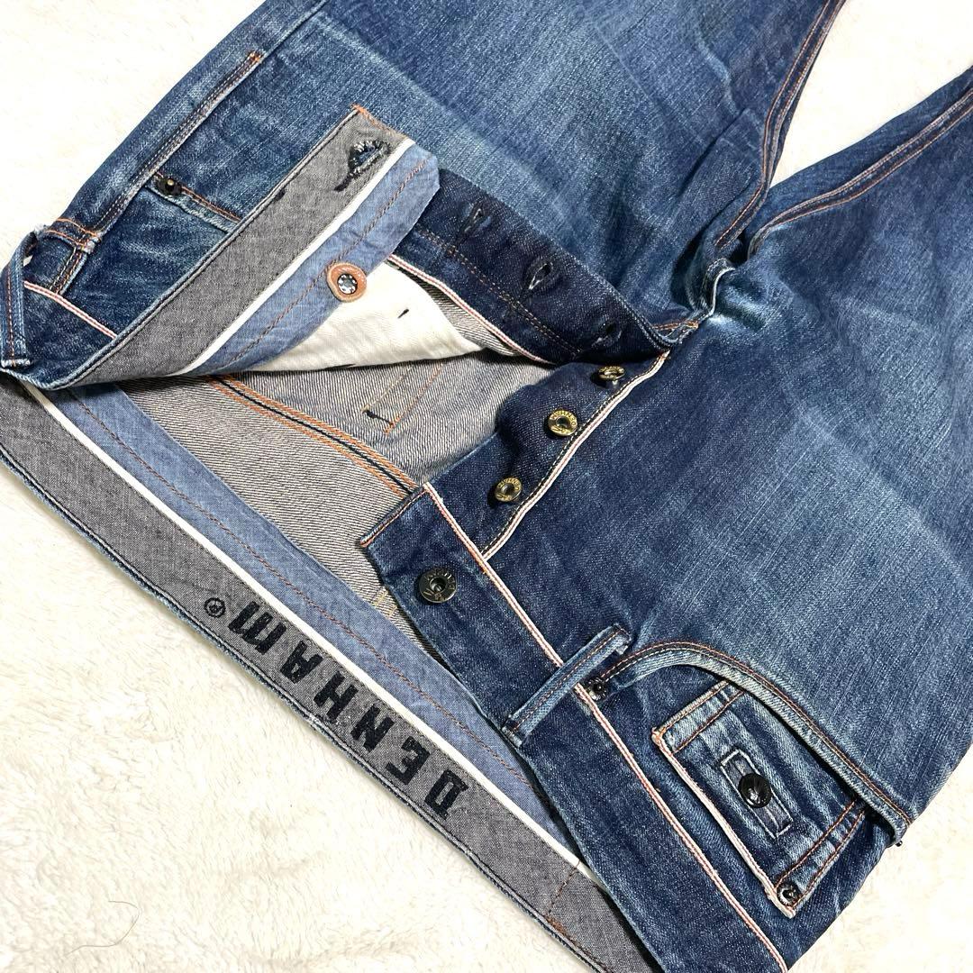 【希少】DENHAM×SHIPS別注CUTTER 赤耳　ストレートW32