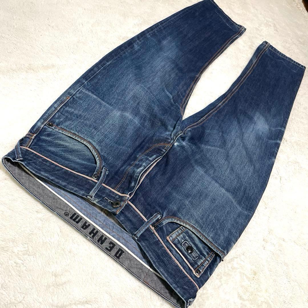 【希少】DENHAM×SHIPS別注CUTTER 赤耳　ストレートW32