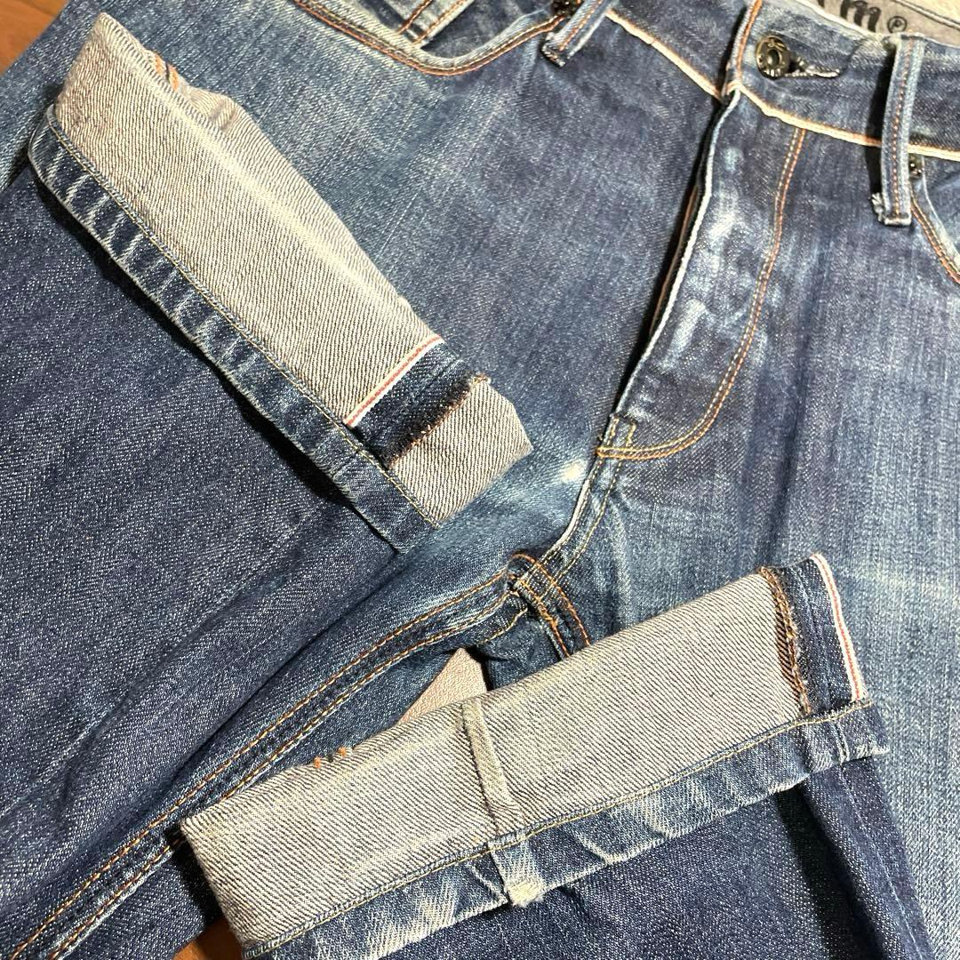 【希少】DENHAM×SHIPS別注CUTTER 赤耳　ストレートW32