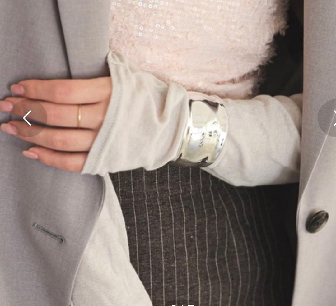 新品★SLOBE IENA★ CLANATE/クランテ シルバーワイドバングル