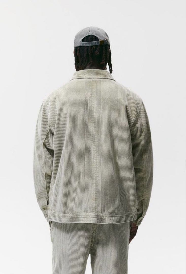 ZARA アシッドウォッシュ コーデュロイ ジャケット パンツ セットアップ