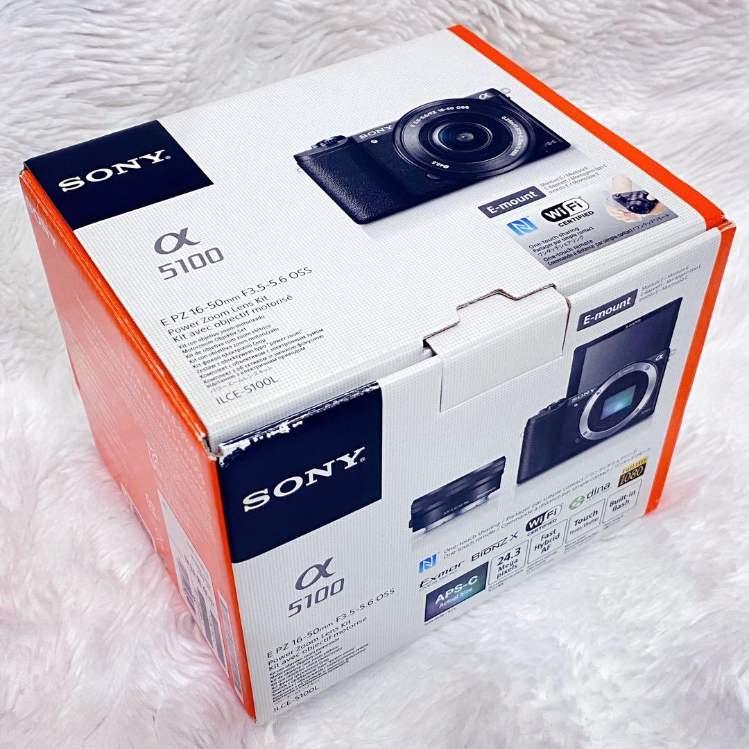 【Wi-Fi・付属品有】SONY α5100 パワーズームレンズキット シルバー