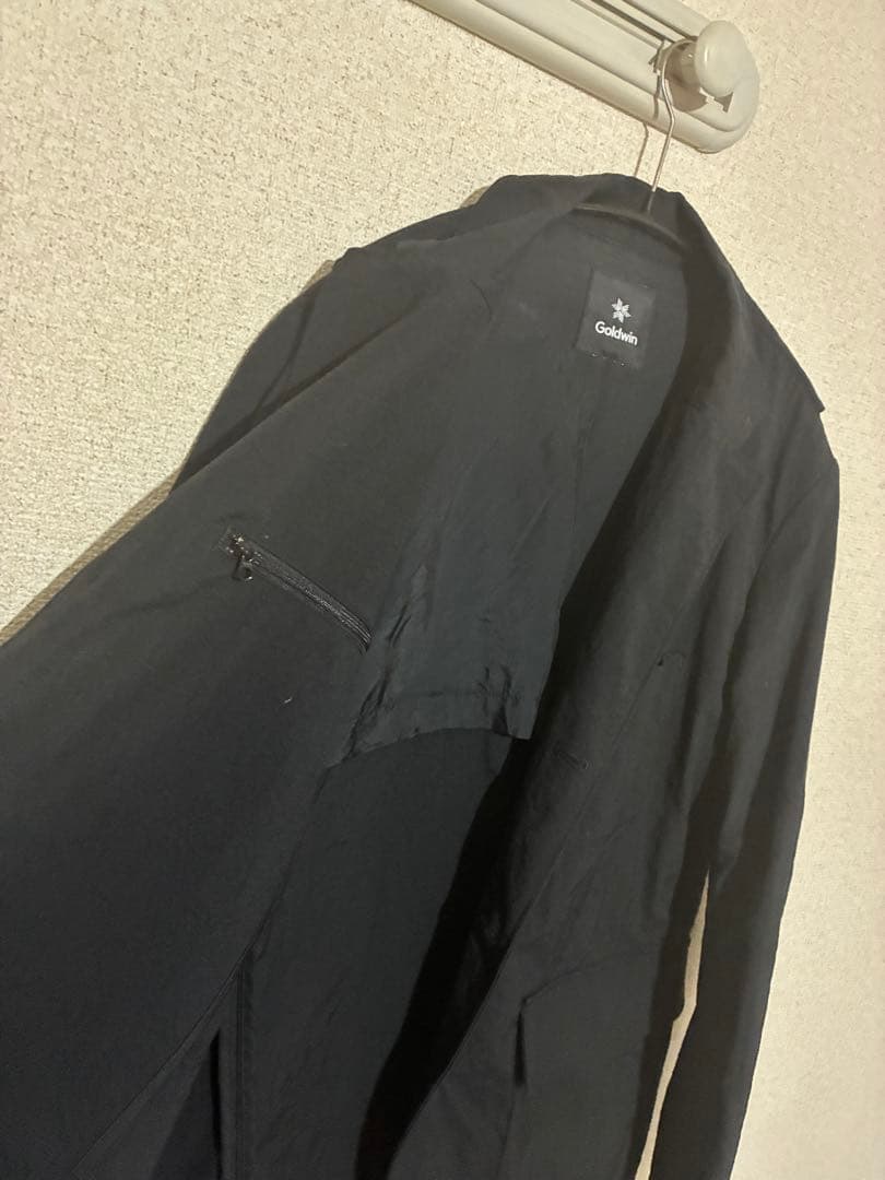 GOLDWIN ハンティング 3ボタン ジャケット ブラック Lサイズ