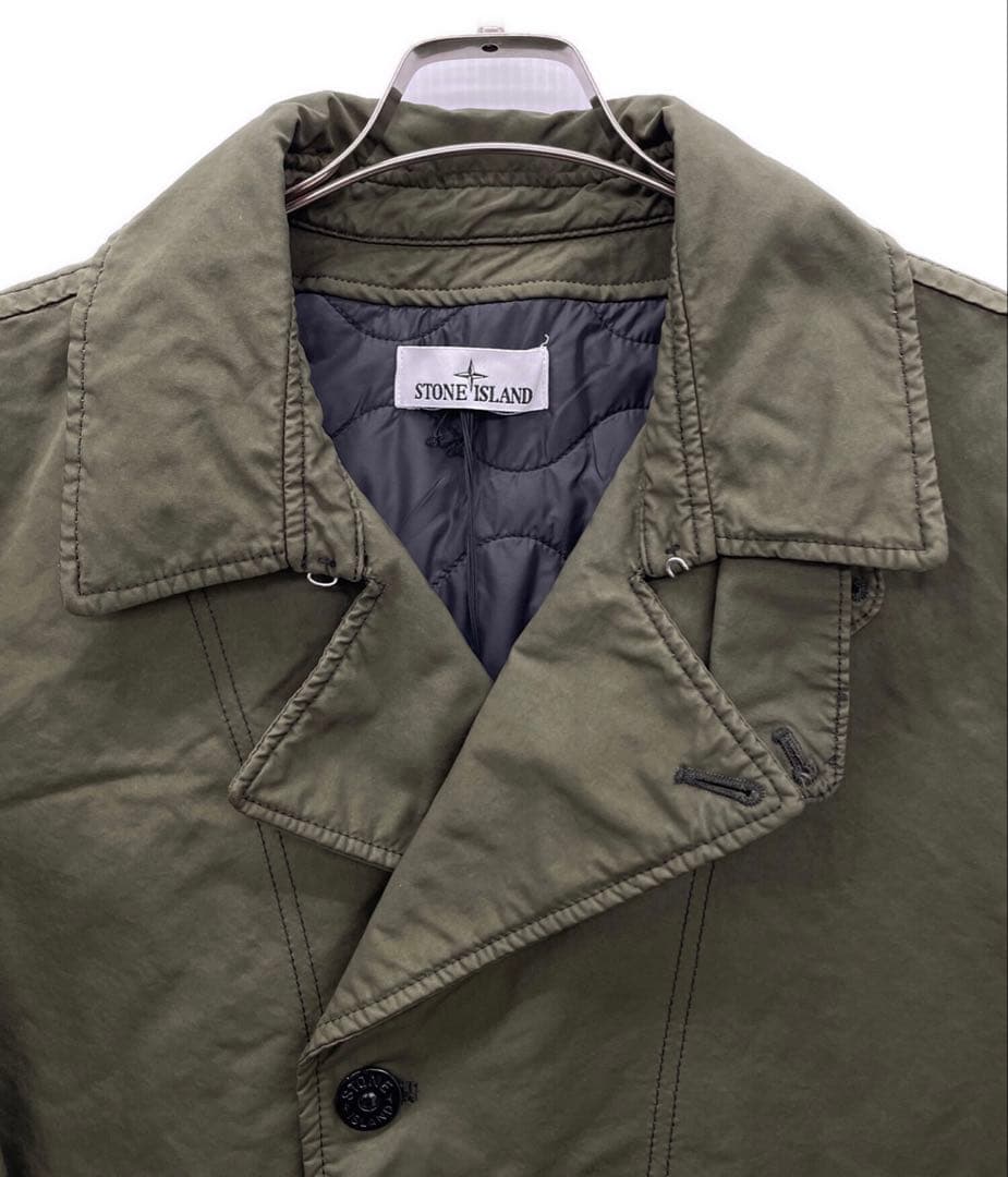 【新品】STONE  プリマロフト コート オリーブ L