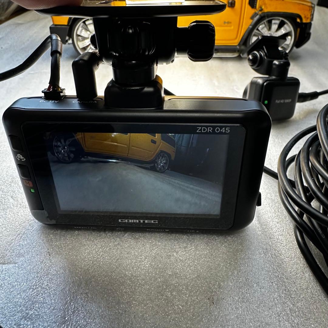 コムテック ドライブレコーダー ZDR045 中古品