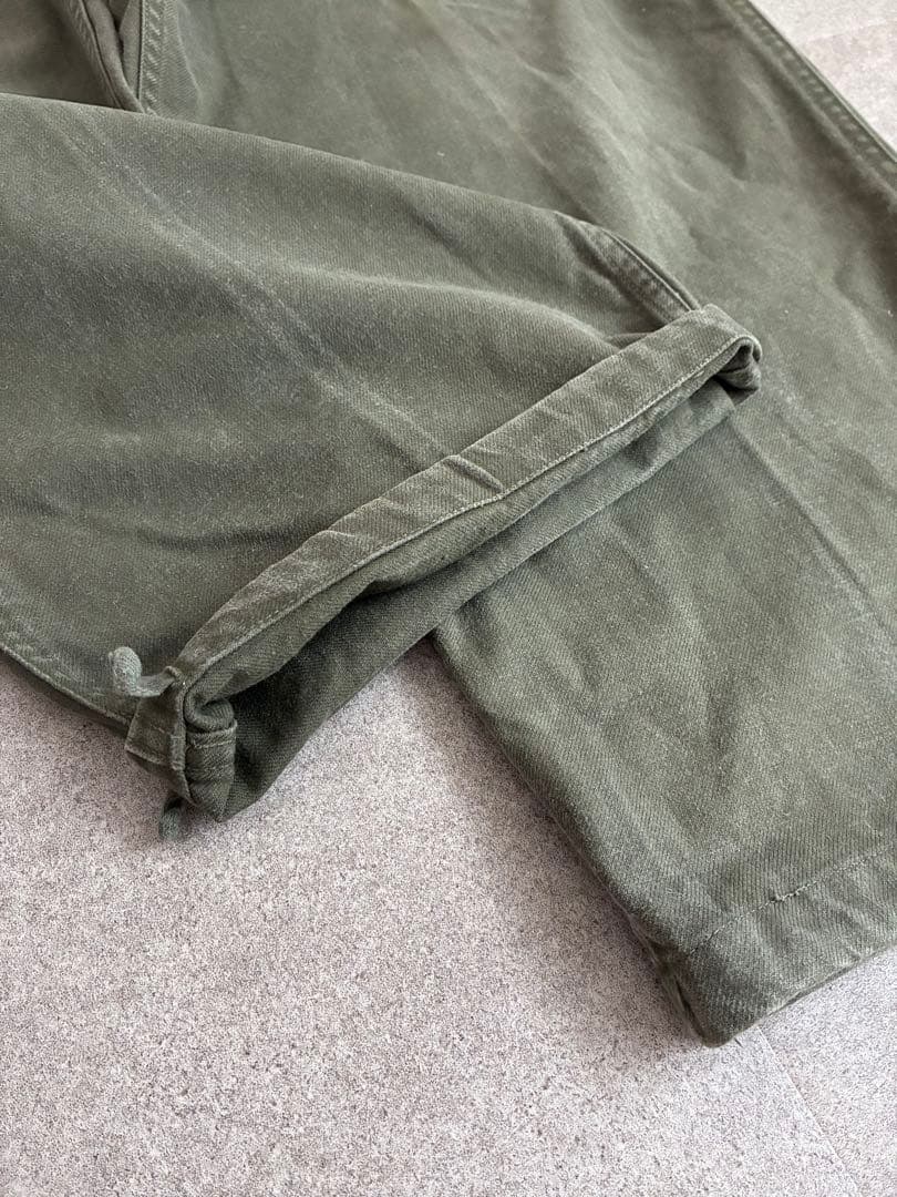 フランス軍　ヴィンテージ　メカニックパンツ　ユーロ　ミリタリー