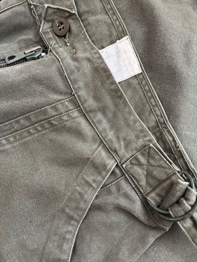 フランス軍　ヴィンテージ　メカニックパンツ　ユーロ　ミリタリー