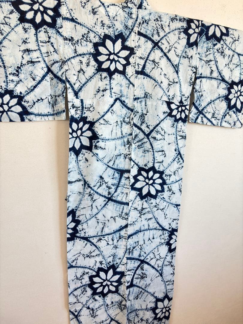 未使用　有松絞り 浴衣