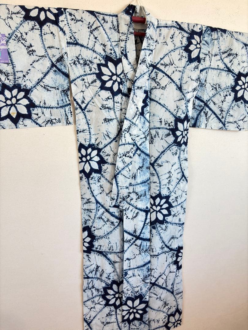 未使用　有松絞り 浴衣