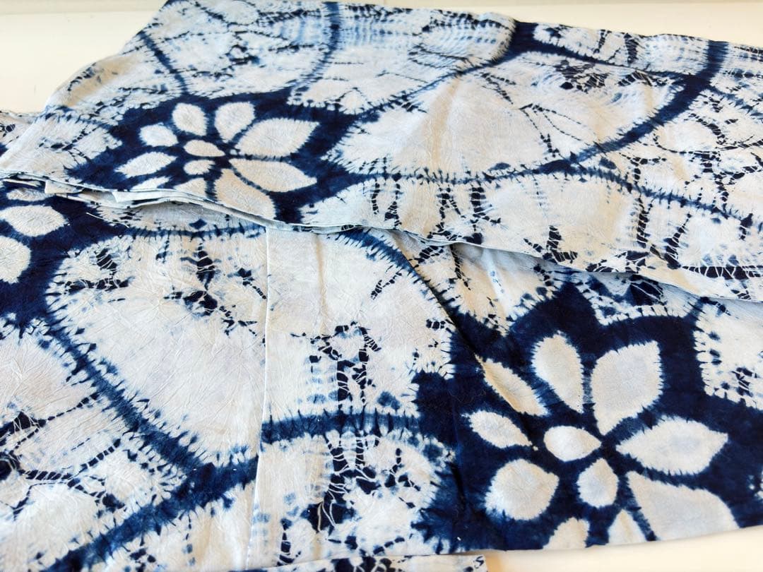 未使用　有松絞り 浴衣