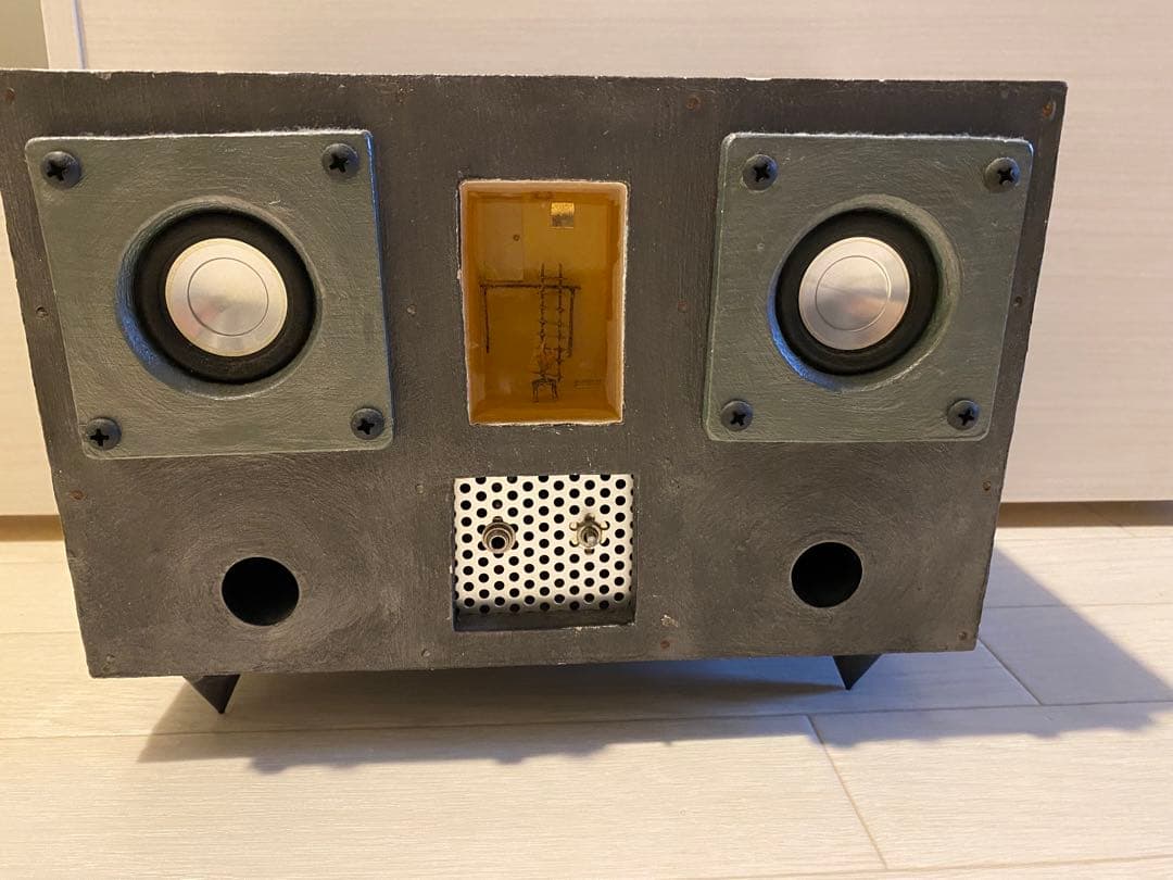 自作木製2ウェイスピーカー