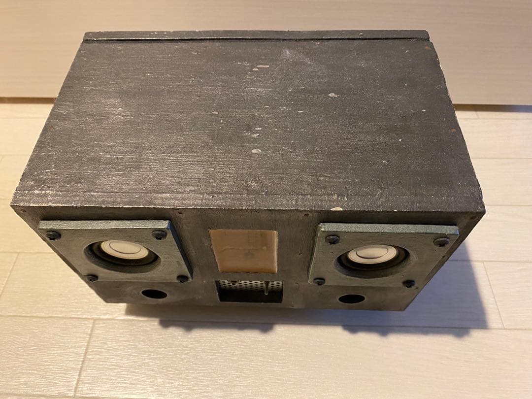 自作木製2ウェイスピーカー