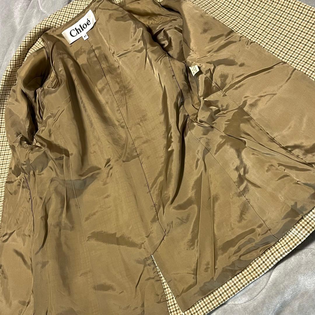 【最高級】【42】Chloe♡クロエ ツイード ジャケット レディース