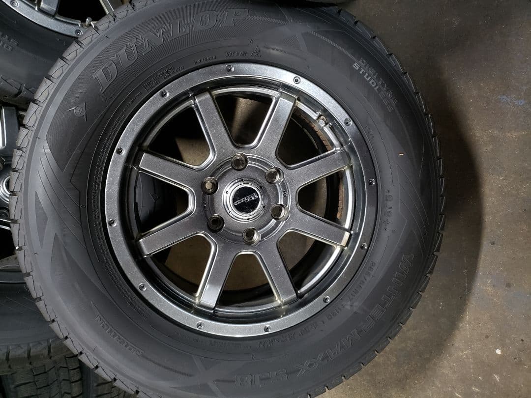 ランクルプラド　　スタッドレスタイヤ　アルミホイール　17インチ　６穴　1本④